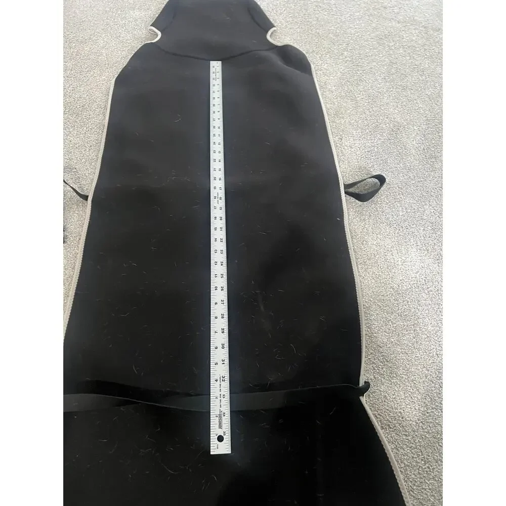 Seat Cover Black Nylon Buckles Animal Universal Fit Waterproof Bucket Seat Dog